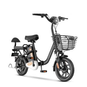 Bicycle FEIVOS N5 E BIKE 350W 14inch tyre Household electric bicycle configuration basket charger aluminum alloy adult electric bike