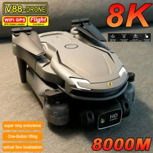 Xiaomi V88 DRONE 8K 5G GPS Professional HD Aerial Photography Remot Control Aircraft HDデュアルカメラQuadcopter Toy Uavのドローン