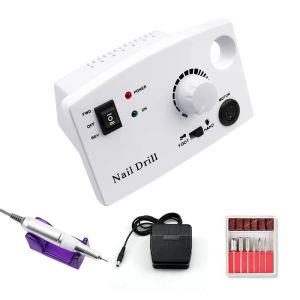 Exercícios 35000rpm Máquina de perfuração de unhas elétricas Manicure Pedicure Professional UNID TORKE BOW ROUS RUME FORQUE DE PERQUENA KIT