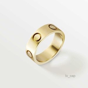 4/5/6mm de titânio liga de aço de aço de prata amor ringue de parafuso masculino e feminino de ouro rosa jóias designer de luxo Promise nunca desaparecer