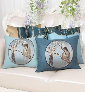 European Luxury Elegant Vintage Cushion Cover Sofa Stol Lumbal Pillow Back Cushion Case High End Home Decorative Pillow Cover2009499