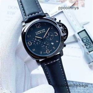 Panerei Men's Wrist Hatch Automatic Swiss Watch الطالب وسيم متعددة الوظيفية من ساعات المعصم المقاومة للماء من الفولاذ المقاوم للصدأ