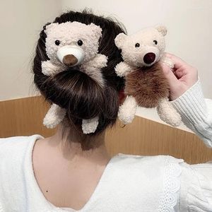 Accessori per capelli adorabili bande di orso dolce femminile femminile peluche scricchiola