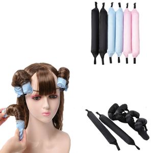 Heatless Curling Rod Eva Foam Sponge Curls Ribbon Rollers Sleeping Headband Lazy Curlers Hair Styling Tools