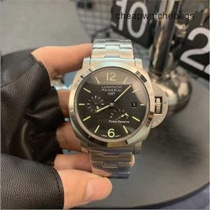 남성의 고급 시계 Mechanical Watch Panerei Watch Men의 비즈니스 캐주얼 메카니카 브랜드 이탈리아 스포츠 손목 시계 자동 방수 풀 스테인리스 스틸