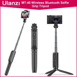 Sticks Ulanzi Mt40 Wireless Bluetooth Selfie Shooting Grip Tripod Bluetooth -Fernbedienung für Sony Zve10 Smartphone Gopro Sportkamera