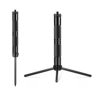 Akcesoria Puluz Składane aluminium Stojak Light Stand Live Tripod Camping Uchwyt przenośny mini statyw