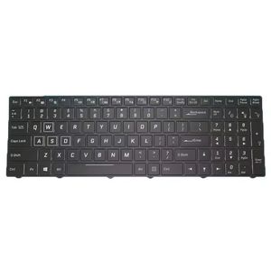 Оптовая ноутбук США с подсветкой клавиатуры для Clevo N850 CVM15F23USJ430H 6-80-N8500-010-1 Английский US с черной рамкой