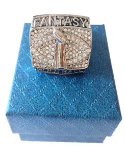 Great Quatity 2014 Fantasy Football League Ring Fans Män kvinnor Giftring Storlek 113799368