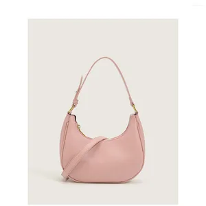 Bolsas de ombro Firmranch Feminina Pink Undermail 2024 Verão simples elegante de alta qualidade Designer Crossbody Bag