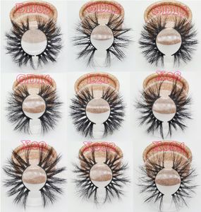 Real 3D Mink eyelashes 25mm long lashes long lashes with Custom Packaging Boxes private logo logo lashes4499178