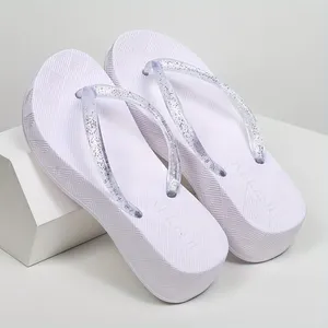 Scarpe casual Donne a colori solidi Flip Flops-sandals comfort per abbigliamento da spiaggia estiva