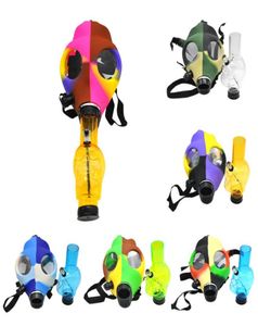 Party Hookah Gas Mask Bong Creative Acrylic Smoking Pipe Gas Mask Pipes Akryl Bongs Tabacco Shisha Pipe4982051