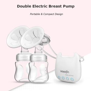 Enhancer Youha Electric Breast Pump Automatic Hansfree Double Breast Pumps Silikon Bilateral bröstpump baby ammande tillbehör