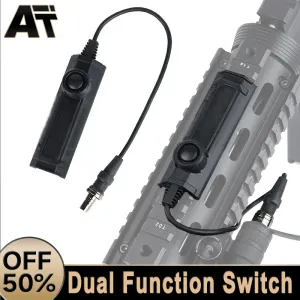 Lights WADSN Tactical Dual Function Pressure Switch M600 M300 Fjärr Switch SF Plug Falllight Accessories för 20 mm Picatinny Rail
