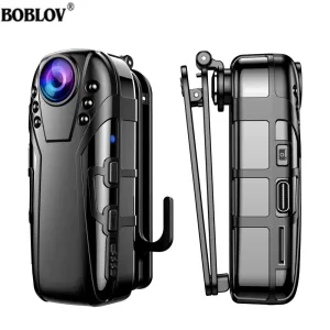 Camcorders boblov L02 1080p Visão noturna infravermelha Full HD Lens Mini Câmera Dash Cam Pequeno Camer