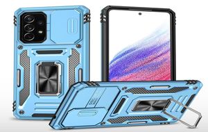 Przypadki ochrony aparatu dla Samsung S23 S22 S21 S20 Fe S10 A03 Ultra plus przesuwane okno pierścień szokowy Odporny na szok Case5568133