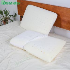 Подушка Purenlatex Memory Foam Pillow Охлаждающая вентилируемая подушка ортопедическая подушка для бокового спального и спины 60x40x10 см.