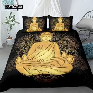 Conjunto Buda Duvet Capa Conjunto King Tamanho Reino