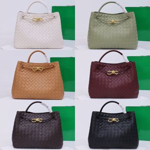2024 New Handbag Designer Bag Totes Bags Handbags Woman Clutch Bag Real Leather Braid Fashion Black White Brown Green Large Beach Bags Weekender Travel Lady Bag