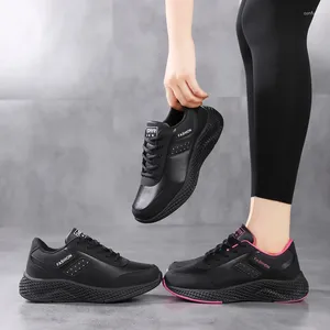 Casual Schuhe Mode hochwertige Ledersportleichtspiele Frauen Comfortab Nonrutsch Designer Sneakers Ladies Sport Jogging Schuh