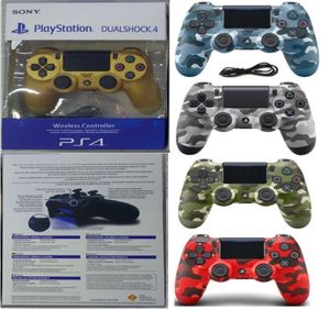 Wersja UE Camuflage PS4 bezprzewodowa gra Bluetooth GamePad Shock4 kontroler PlayStation dla kontrolera gier PS4 z detalicznym boxem4498495