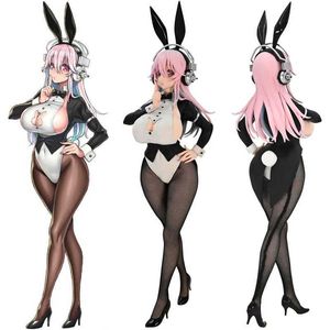 Figuras de brinquedo de ação 31cm Furyu Sonicomi Super Sonico Bicute Busnies Anime Sexy Girl Pvc Action Figura Toy Adults Collection Modelo Doll Gifts Y240425ZBNL