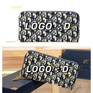 designer wallet 2024 New designer luxury lady bags man Long Wallet Embroidered Women's Handheld Bag Explosive Money Clip Card Bag Wallet Crowd logo D