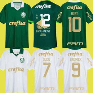 Palmeiras Soccer Jersey dla mężczyzn i dzieci, sezon 2024-2025, wersje Home and Away, wersja gracza, wykonana z poliestru, dostępna w różnych kolorach, idealna dla fanów