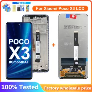 Schermate Visualizzazione originale da 6,67 '' per Xiaomi Poco X3 LCD Visualizza touch Screen Digitazer Assembly per Xiaomi Poco X3 NFC LCD Screen