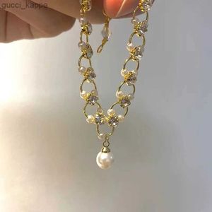 Braccialette per perle WLP Y2K Simple vintage Rhinestone Gold Placted Women Fashion Charm Bracelets Pulseras Gioielli feste