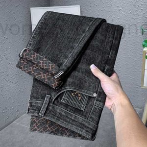 Designer jeans maschile jeans jeans masky grigio dritto dritto dritta dritta business casual slim elastico pantaloni lunghi pantaloni da uomo p3im