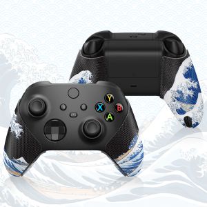 Adesivos Playvital Antiskid Sweatabsorbent Controller Grip para Xbox Core Wireless Controller, Manças de borracha macia texturizada Manuse