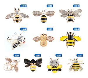 Crystal Rhinestones And Enameled Bee Hornet Brooch Pins For Women Fashion Costume Jewelry Accessories Gift6929270