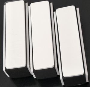 50pcs de varejo preto branco 4 maneiras de usar o buffer de unha Ferramentas de arte de unhas diy bloco de unhas ferramentas de lixamento manicure6084465