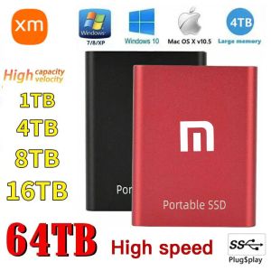 Boxs externe SSD 1 TB Tragbare Festplatte SSD Hochgeschwindigkeit USB3.1 SSD externes Laufwerk 2TB Tragbares SSD 500 GB Laufwerk für Xiaomi für Laptop