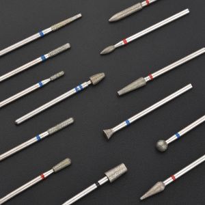 Bits Ceramic Diamond Nail Drill Bit Cuticle Bit for Nail Drill Drill Nails Milling Cutter For Manicure Pedicure Gel Polish Remover