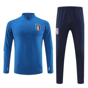 Soccer Jerseys Women's Two Piece Pants Autumn and Winter Football Training Suit Casual Sports Half Zippered Club Jersey Long Sleeved T-shirt Set