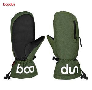 Boodun Kayak Eldivenleri Kadın Erkekler 2 Parmak Snowboard Eldivenleri Snowmobile Kış Kayak Mitten Rüzgar Geçidi Su geçirmez UNISEX STOWTES 2201665494