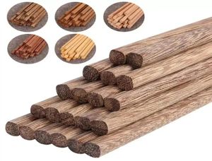 Saúde japonesa de pauzinhos de bambu de madeira natural sem lacador de utensílios de mesa de laca hashi c05114738253