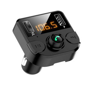 BT36 BLUETOOTH QC30 USB CAR TRANSMITTER HANDS WIRELESSMP3プレーヤーUSB充電器サポートTFカードUNIVESAL ANDROID PHONE with RE2188555