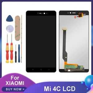 Screens 5.0'' For Xiaomi Mi 4C LCD Display Touch Screen Digitizer Assembly xiaomi 4c Mi4C Mi4c LCD Screen Replacement With Frame