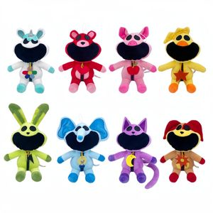 Cross Border Heißverkaufs lächelnde Tiere Horror Animal Serie Purple Cat Figuren Grün Kaninchen Plüschspielzeug