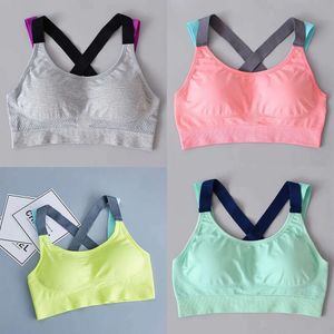 Sexy Cross Backless Bras for Women Lingerie Breathable Gym Running Jogging Workout Bra Wireless Bralette Top lette