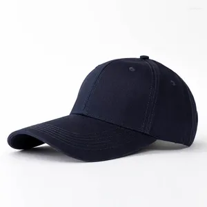 Ball Caps Extra Long Visor Men Baseball Cap Big Head Plus Size Sport Large Solid Color Sun Adjustable 56-59 Cm 60-64