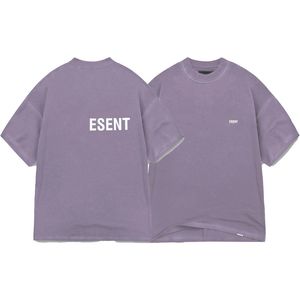 Erkek Tişört Sıradan T-Shirt Yuvarlak Boyun Kısa Kollu Moda Üst Yarım Kollu Çift Yaz Mektubu Baskılı Gevşek Günlük T-Shirt Boyutu S-XL