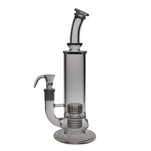 SAML Glass Stereo glass bong Hookahs 60 mm Stemless Tubes with Twin Matrix Percolates water pipe joint 18.8mm PG3010 FC-186 FC200