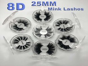 Long Dramatic Mink Lashes 3D Mink Eyelash 5d 25mm Long Thick Mink Lashes Handgjorda False Eyelash Eye Makeup Maquiagem 8d Series 16 4428827