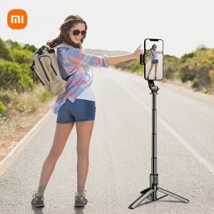 Sticks Xiaomi Handheld Stabilizer 360° Rotatable Aluminum Alloy Gimbal Stabilizer Selfie Stick for IPhone & Android