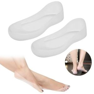 2pcs = 1 Paar Silikon Füße Pflegeboot -Socken feuchtigkeitsspendende Gel Heel Socken mit Loch Cracked Foot Skin Care Protectors Fußpflegewerkzeug